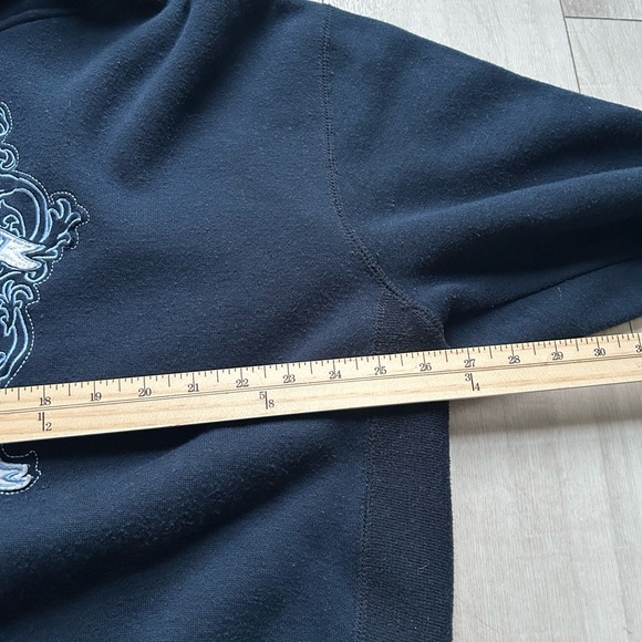 Exco Jeans Navy Blue Hoodie for Men Size Large - Picture 7 of 9